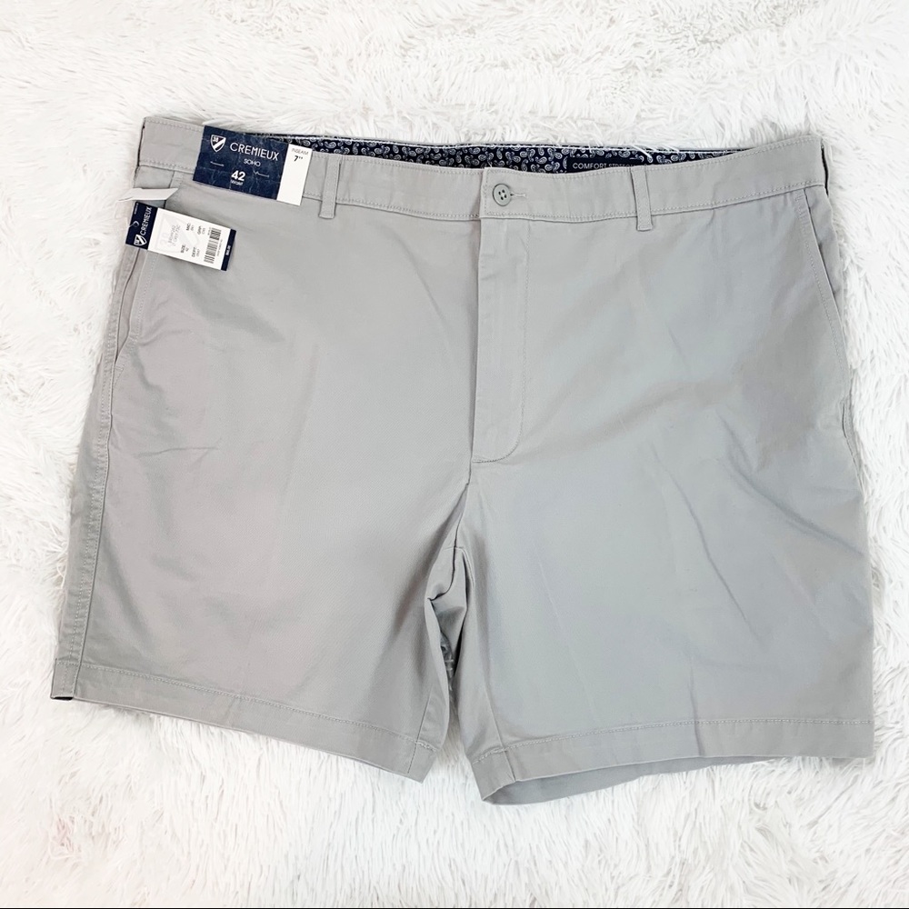 Cremieux Mens 7” slim fit chino short size 42